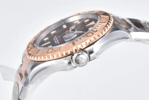 Rolex Yacht-Master 126621-0001 40mm Clean Factory 1:1 904L Brown Dial 3D Rose Gold Bezel on Rose Gold & Steel Two Tone Super Clone - Image 3