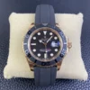 Rolex Yacht-Master 126655-0002 40mm Clean Factory 1:1 904L Rose Gold Case Black Dial 3D Black Ceramic Bezel Super Clone
