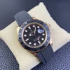 Rolex Yacht-Master 126655-0002 40mm Clean Factory 1:1 904L Rose Gold Case Black Dial 3D Black Ceramic Bezel Super Clone - Image 2