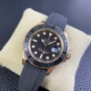 Rolex Yacht-Master 126655-0002 40mm Clean Factory 1:1 904L Rose Gold Case Black Dial 3D Black Ceramic Bezel Super Clone - Image 3