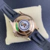 Rolex Yacht-Master 126655-0002 40mm Clean Factory 1:1 904L Rose Gold Case Black Dial 3D Black Ceramic Bezel Super Clone - Image 7