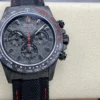 Daytona DIW Carbon N6F 1:1 Best Edition Black Dial on Black Nylon Strap SA4130 - Image 2