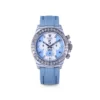 Daytona DIW White Carbon Case DIWF Edition Baby Blue/White Crystal Dial Crystal Bezel on Baby Blue Nylon Strap DD4801