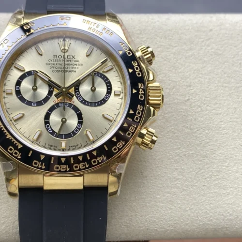 Daytona 126518 ARF 1:1 Best Edition YG Dial on Oysterflex Strap DD4131 V2 (Weighted)