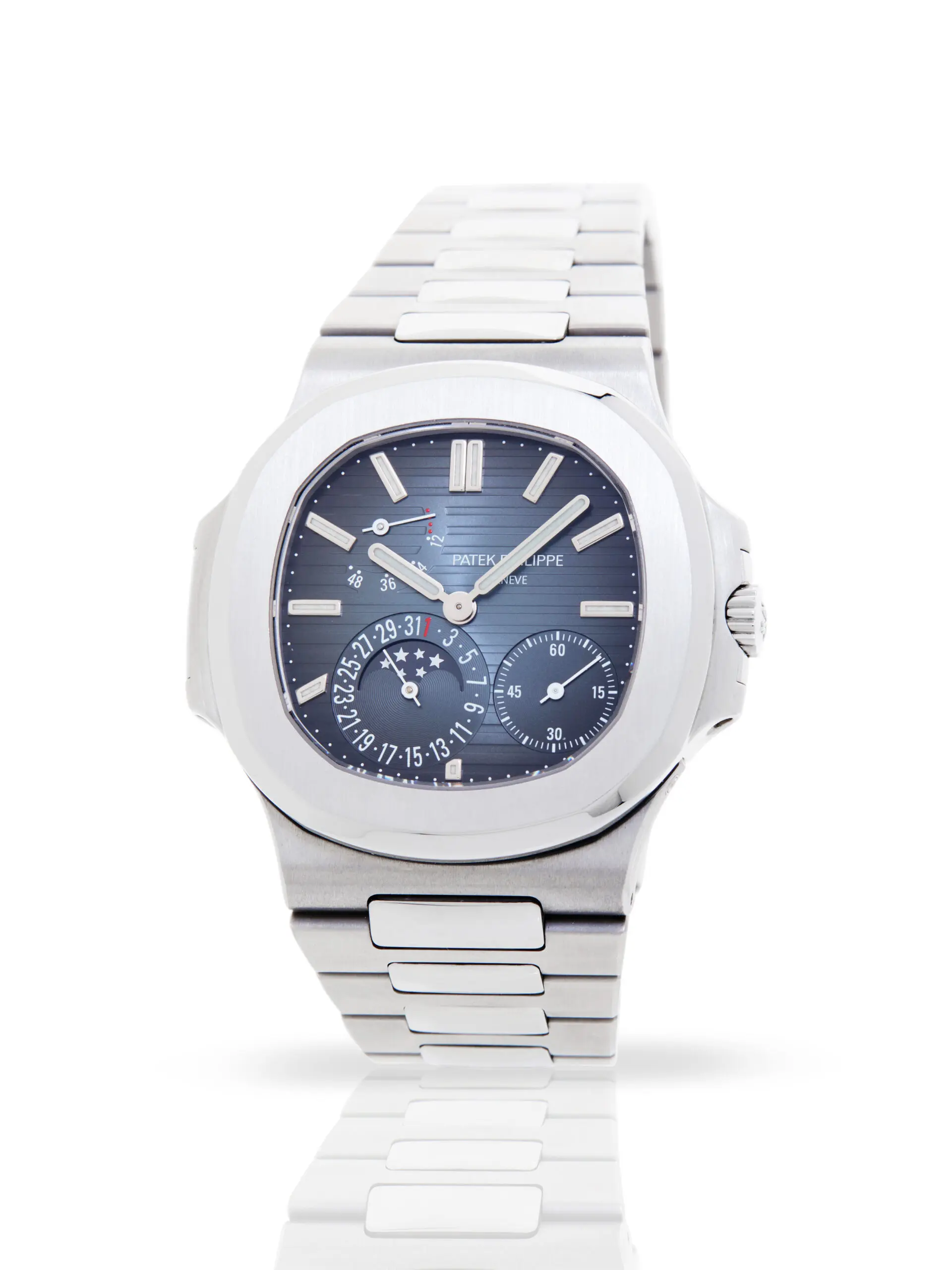 Nautilus 5712 SS VSV Custom Modified Blue Dial on SS Bracelet A240 Super Clone V2