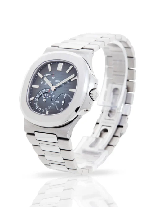 Nautilus 5712 SS VSV Custom Modified Blue Dial on SS Bracelet A240 Super Clone V2 - Image 2