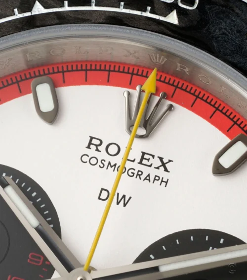 Daytona DIW Ferrari White Carbon DIWF Best Edition White/Red Dial on Black Nylon Strap DD4801 - Image 4