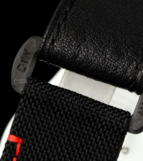 Daytona DIW Ferrari White Carbon DIWF Best Edition White/Red Dial on Black Nylon Strap DD4801 - Image 5