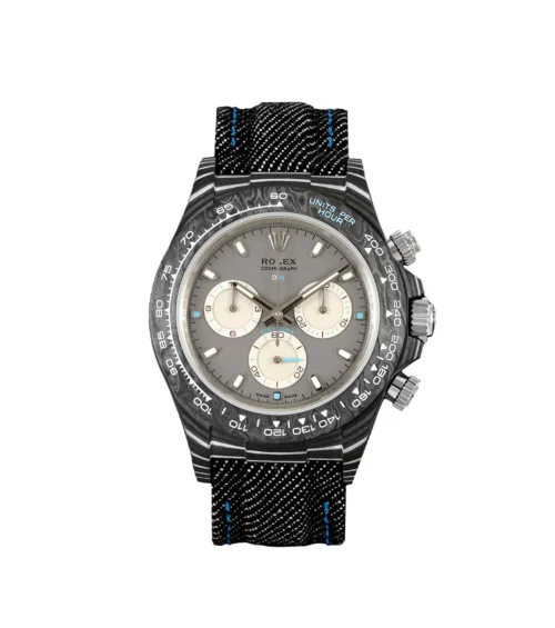 Daytona DIW Black Carbon Case DIWF Edition Gray/White Dial on Black Nylon Strap DD4801