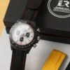 Daytona DIW Carbon N6F 1:1 Best Edition White Dial on Black Nylon Strap DD4801 - Image 2
