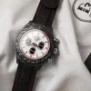 Daytona DIW Carbon N6F 1:1 Best Edition White Dial on Black Nylon Strap DD4801