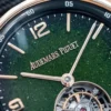 Code 11.59 Tourbillon 29396 RG APPF Best Edition Green Aventurine Enamel Dial on Black Nylon Strap A2948 - Image 4