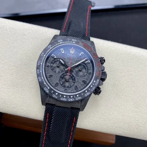 Daytona DIW Carbon N6F 1:1 Best Edition Black Dial on Black Nylon Strap SA4130