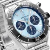Super Chronomat B01 44 SS TF 1:1 Best Edition Ice Blue Dial on SS Bracelet A7750 - Image 5