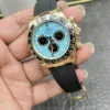 Daytona 126518 ARF 1:1 Best Edition Tiffany Blue Dial on Oysterflex Strap DD4131 V2 (Weighted) - Image 2
