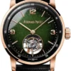 Code 11.59 Tourbillon 29396 RG APPF Best Edition Green Aventurine Enamel Dial on Black Nylon Strap A2948