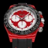 Daytona DIW Red Carbon DIWF Best Edition Red/White Dial on Black Nylon Strap DD4801 - Image 2