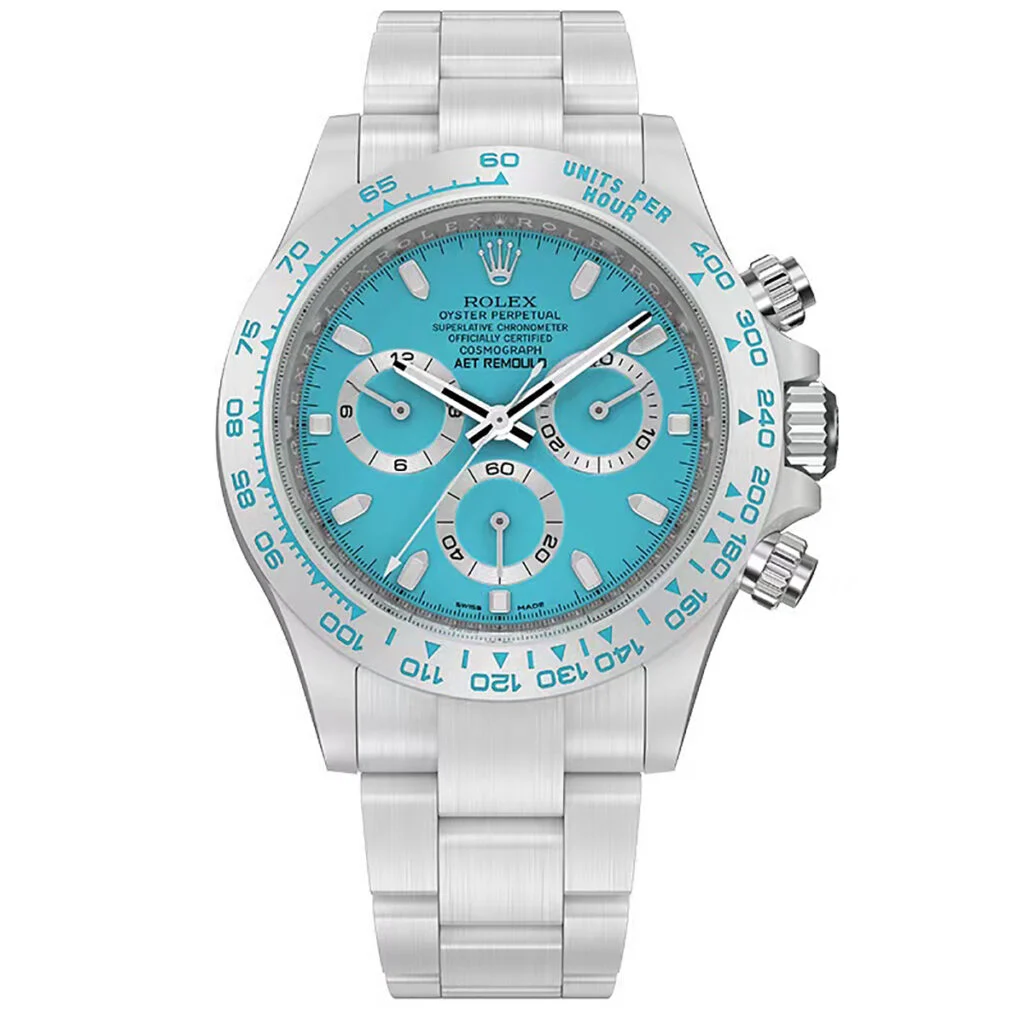 Modified Super Clone Watches 1:1 AET Rolex Daytona Full Ceramic Abu Dhabi 4130 Movement