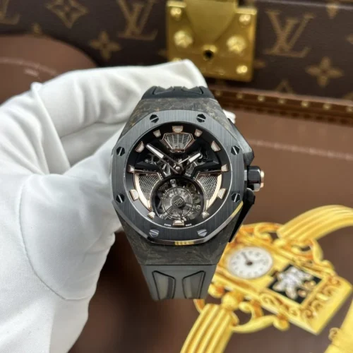 Audemars Piguet Royal Oak Concept Flying Tourbillon UAE Version Black Rubber Strap 42mm Super Clone