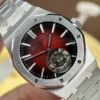 Audemars Piguet Imitation Royal Oak Selfwinding Flying Tourbillon 26730ST Burgundy Dial 41mm Super Clone - Image 2
