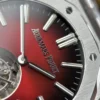 Audemars Piguet Imitation Royal Oak Selfwinding Flying Tourbillon 26730ST Burgundy Dial 41mm Super Clone - Image 4