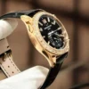 Patek Philippe Complications 5961 Super Clone Black Dial Leather Strap 40.5mm - Image 3
