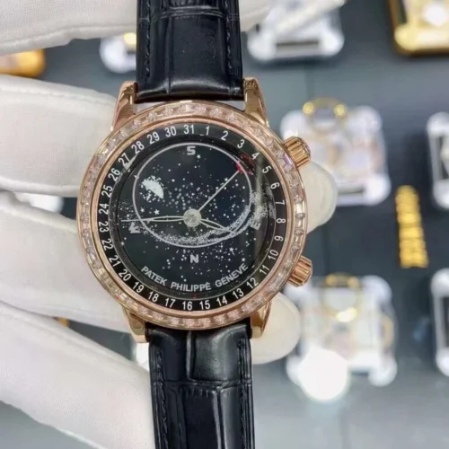 Patek Philippe Sky Moon Celestial 6104R Black Dial 40mm Super Clone