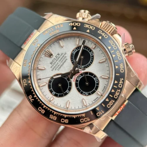 Daytona 126515 THBF 1:1 Best Edition RG/Black Dial on Oysterflex Strap SH4131 (Weighted) - Image 5