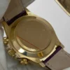 Rolex Cosmograph Daytona Purple Custom 18K Solid Gold + Natural Gemstone Watch 40mm Super Clone - Image 8