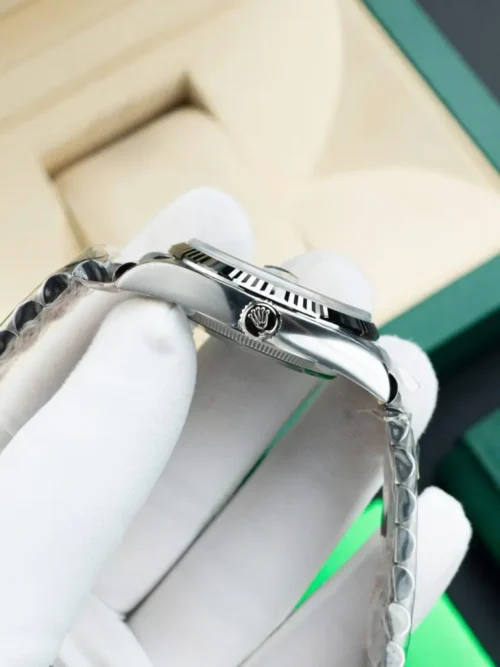 DateJust 41 126334 QF 1:1 Best Edition 904L Steel White MOP Dial on Jubilee Bracelet QF3235 (149g) - Image 4