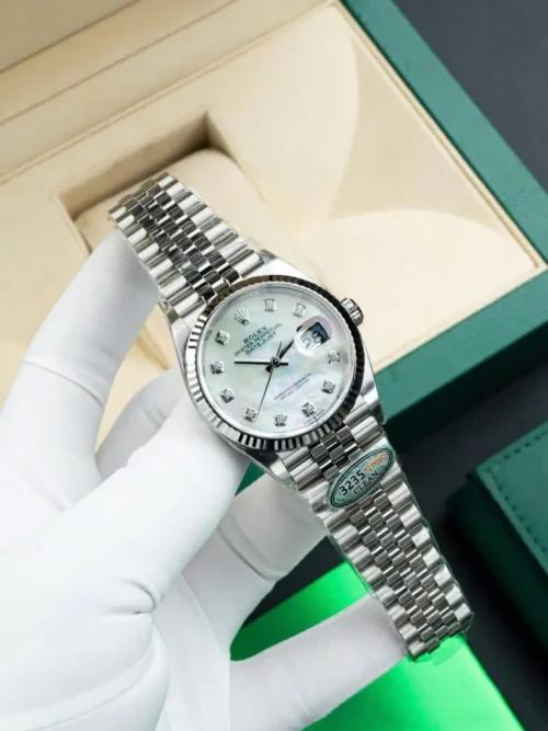 DateJust 41 126334 QF 1:1 Best Edition 904L Steel White MOP Dial on Jubilee Bracelet QF3235 (149g)