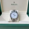 DateJust 41 126334 QF 1:1 Best Edition 904L Steel Ice Blue Stick Dial on Jubilee Bracelet QF3235 (149g)