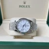 DateJust 41 126334 QF 1:1 Best Edition 904L Steel Ice Blue Stick Dial on Jubilee Bracelet QF3235 (149g) - Image 4