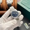 DateJust 41 126334 QF 1:1 Best Edition 904L Steel Blue Texuted Stick Dial on Jubilee Bracelet QF3235 (149g) - Image 2