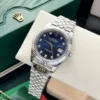 DateJust 41 126334 QF 1:1 Best Edition 904L Steel Blue Diamonds Dial on Jubilee Bracelet QF3235 (149g) - Image 2