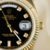 Rolex Day-Date Black Dial President Strap GM Factory 40mm Super Clone - Image 6