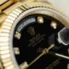 Rolex Day-Date Black Dial President Strap GM Factory 40mm Super Clone - Image 5