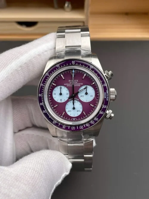 Rolex Daytona 116508 Warm Burgundy Super Clone - Image 3