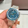 Rolex Super Clone Watches 1:1 Daytona Arolla Blue Crystal Skeleton Dial Diamonds Bezel 4130 Movement - Image 6