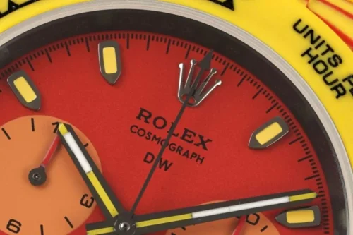 Rolex Daytona DIW Carbon Fiber Volcano Yellow Luxury Super Clone - Image 5