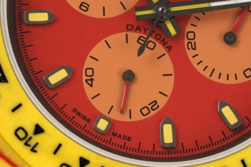 Rolex Daytona DIW Carbon Fiber Volcano Yellow Luxury Super Clone - Image 4