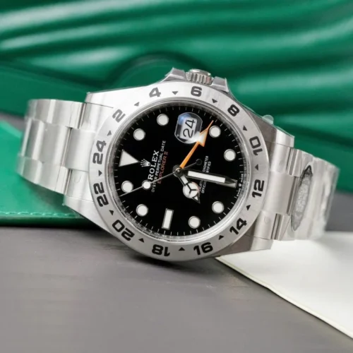Explorer II 42mm 226570 Black 904L SS QF 1:1 Best Edition Black Dial on Bracelet SH3285 CHS - Image 3