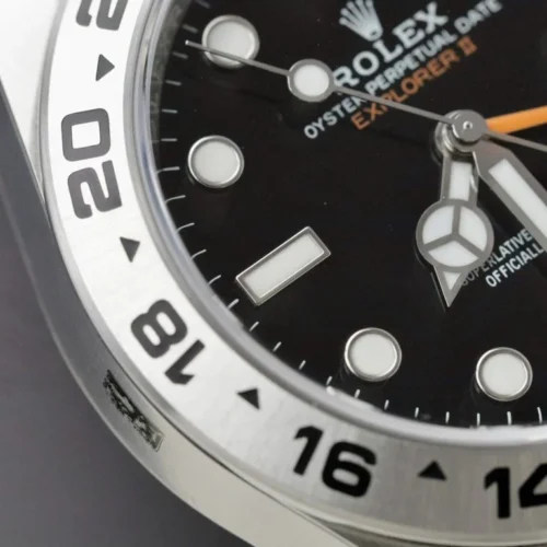 Explorer II 42mm 226570 Black 904L SS QF 1:1 Best Edition Black Dial on Bracelet SH3285 CHS - Image 4