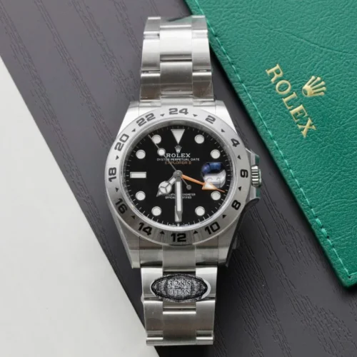 Explorer II 42mm 226570 Black 904L SS QF 1:1 Best Edition Black Dial on Bracelet SH3285 CHS