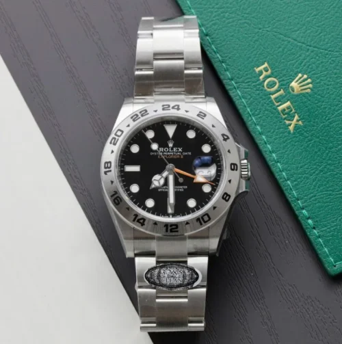 Explorer II 42mm 226570 Black 904L SS QF 1:1 Best Edition Black Dial on Bracelet SH3285 CHS