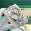 DateJust 41 126334 QF 1:1 Best Edition 904L Steel Silver Stick Dial on Jubilee Bracelet QF3235 (149g) - Image 2