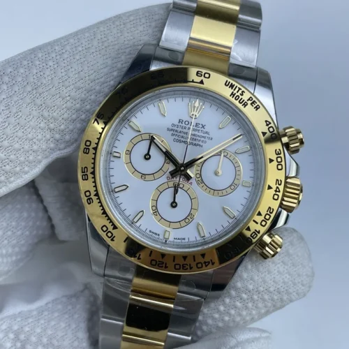 Daytona 126503 VSF 1:1 Best Edition White Dial on SS/YG Braclet DD4131 (Weighted)