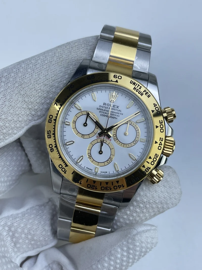 Daytona 126503 VSF 1:1 Best Edition White Dial on SS/YG Braclet DD4131 (Weighted)