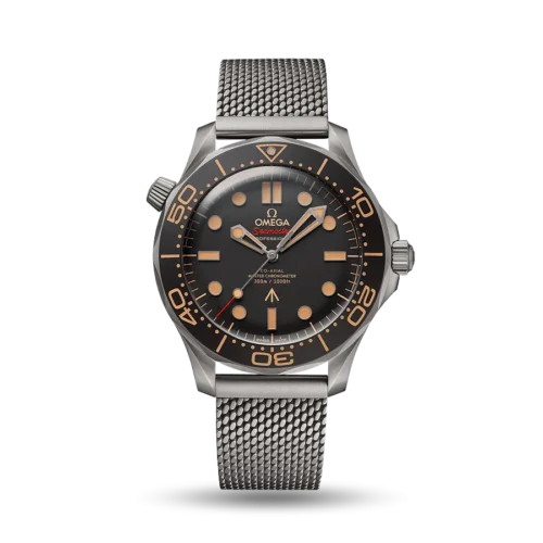 Seamaster 300 “No Time to Die” Limited Edition S+F 1:1 Best Edition on Titanium Mesh Bracelet SA8806 Super Clone