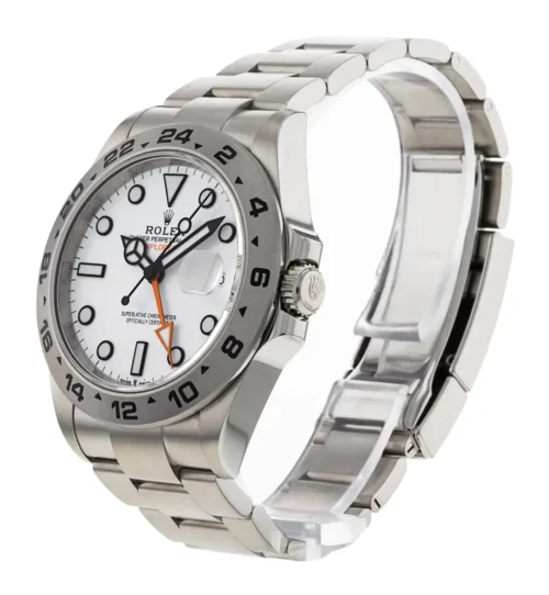 Explorer II 42mm 226570 Black 904L SS QF 1:1 Best Edition White Dial on Bracelet SH3285 CHS - Image 2